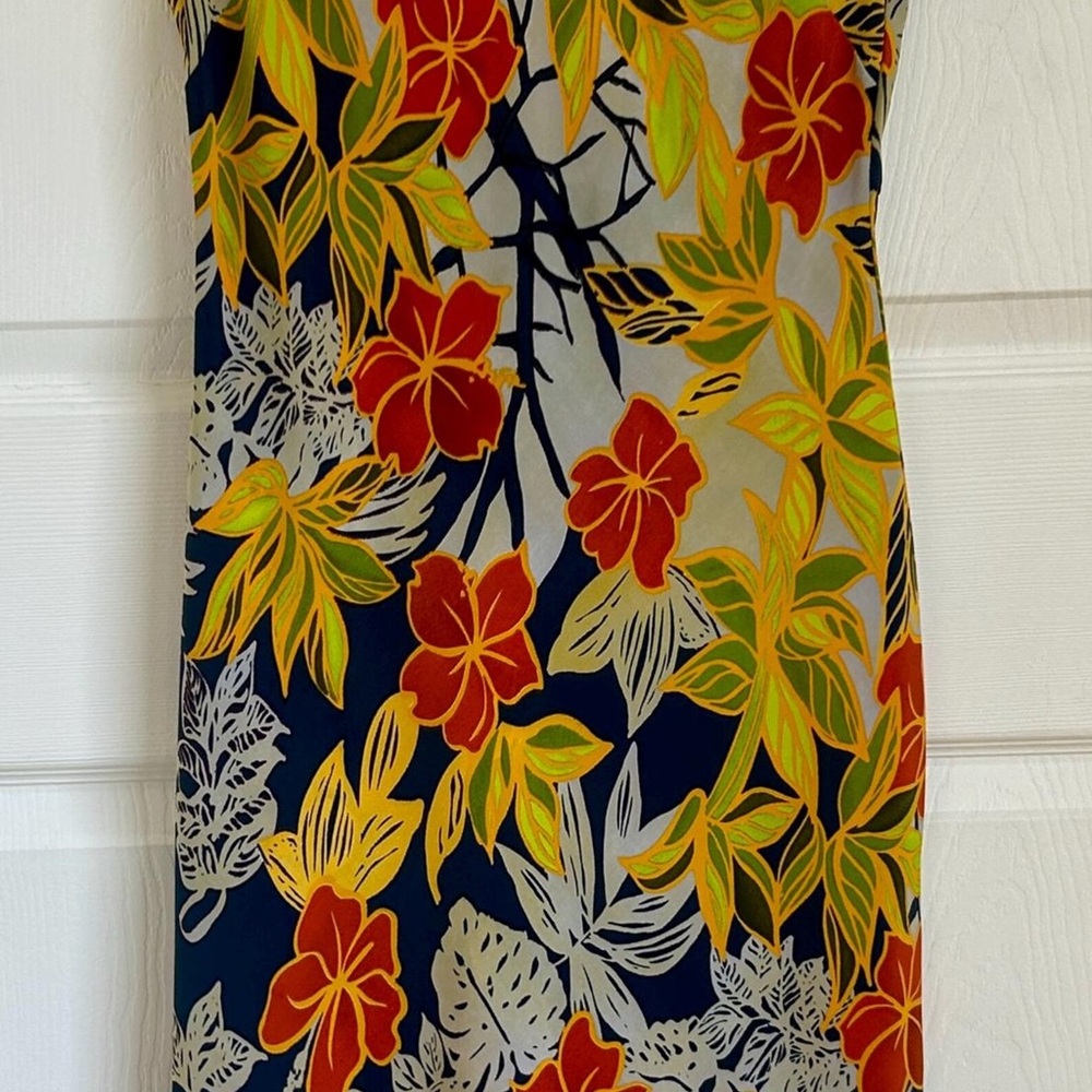 Vintage Y2K Floral Print Sleeveless Dress - Picture 10 of 10